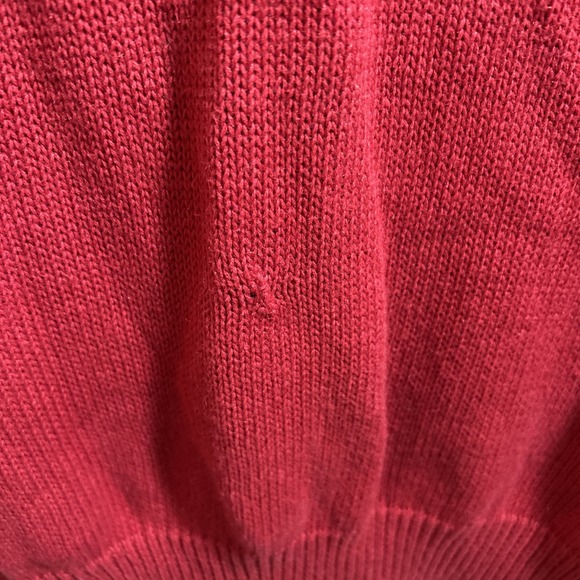 VTG Susan Bristol Red Fall Teacher Hand Embroidered Cardigan Sweater M - Picture 7 of 7